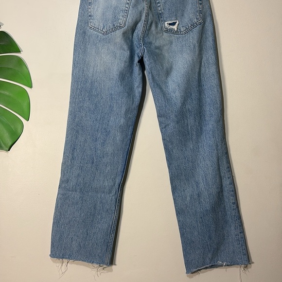 Anine Bing Olsen Jeans Destructed Lake Indigo Sz. 24 - Picture 8 of 15